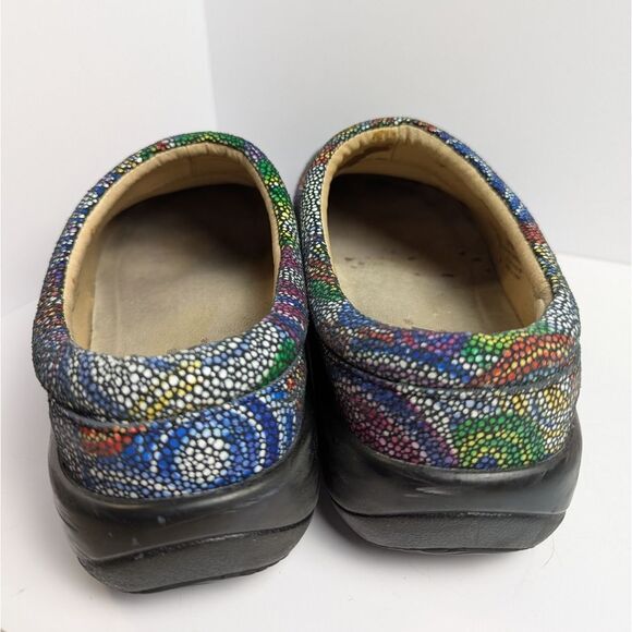 Alegria Kayla Multicolor Bullseye Mosaic Comfort Clog Mules 39 EU 8/8.5 US - Picture 5 of 8